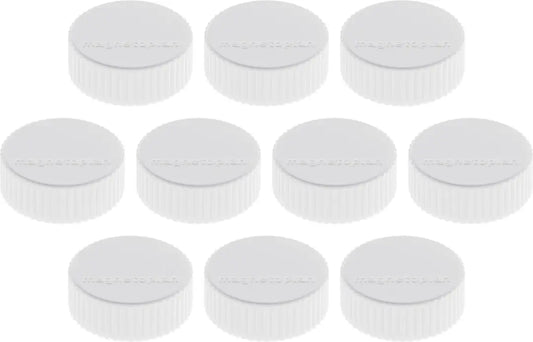 MAGNETOPLAN Magnet Discofix Magnum 1660000 weiss, ca. 2 kg 10 Stk.