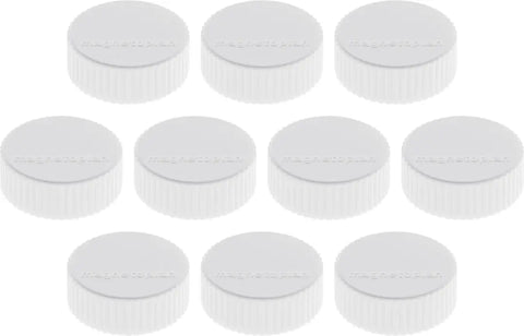 MAGNETOPLAN Magnet Discofix Magnum 1660000 weiss, ca. 2 kg 10 Stk.