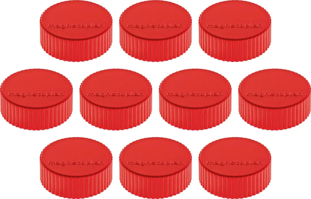 MAGNETOPLAN Magnet Discofix Magnum 1660006 rot, ca. 2 kg 10 Stk.