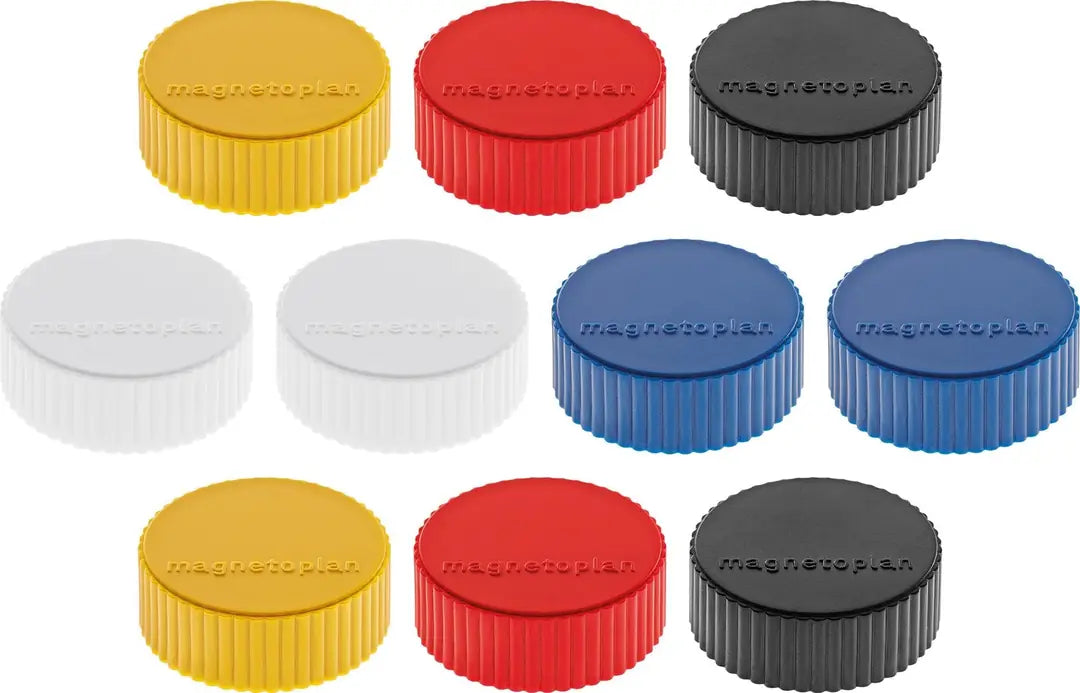 MAGNETOPLAN Magnet Discofix Magnum 34mm 1660010 assortiert ca. 2 kg 10 Stk.