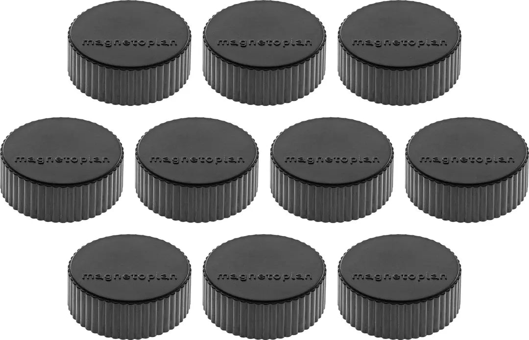 MAGNETOPLAN Magnet Discofix Magnum 1660012 schwarz, ca. 2 kg 10 Stk.