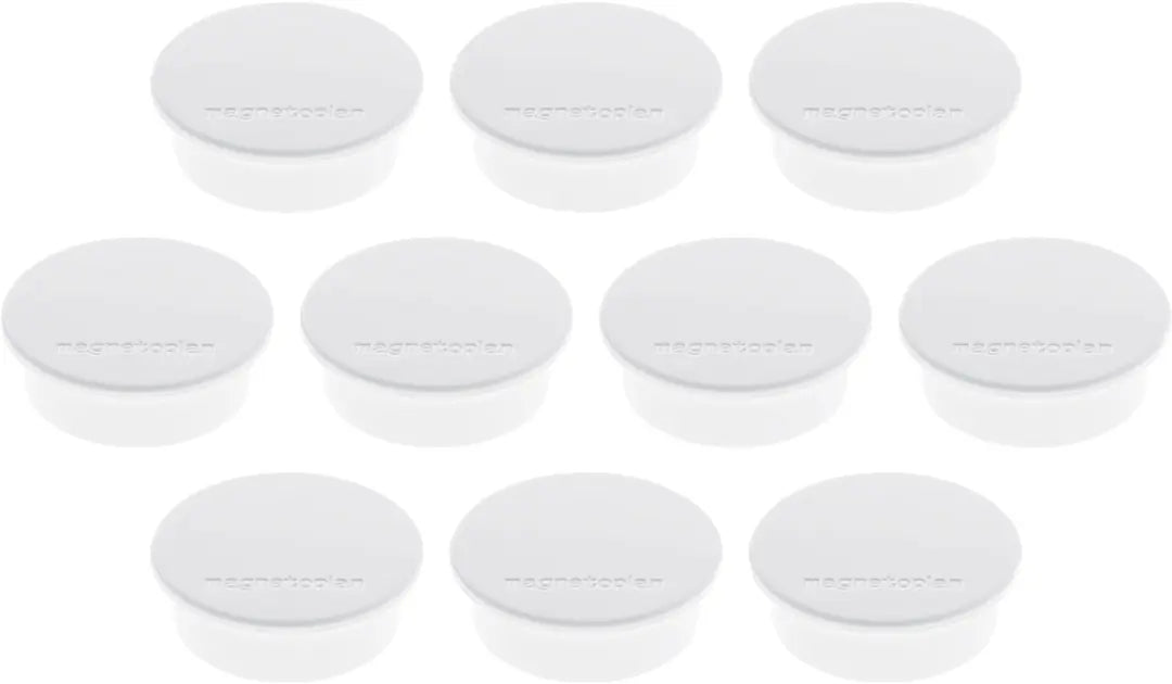 MAGNETOPLAN Magnet Discofix Color 40mm 1662000 weiss, ca. 2.2 kg 10 Stk.