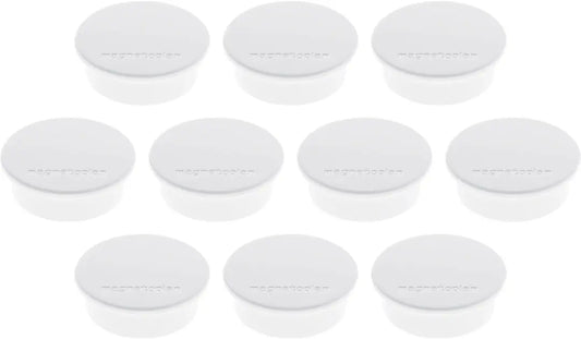 MAGNETOPLAN Magnet Discofix Color 40mm 1662000 weiss, ca. 2.2 kg 10 Stk.