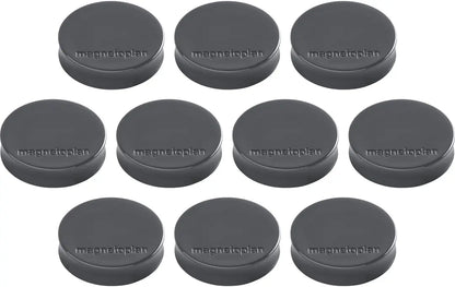 MAGNETOPLAN Magnet Ergo Medium 10 Stk. 16640101 felsgrau 30mm