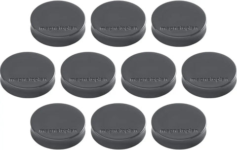 MAGNETOPLAN Magnet Ergo Medium 10 Stk. 16640101 felsgrau 30mm