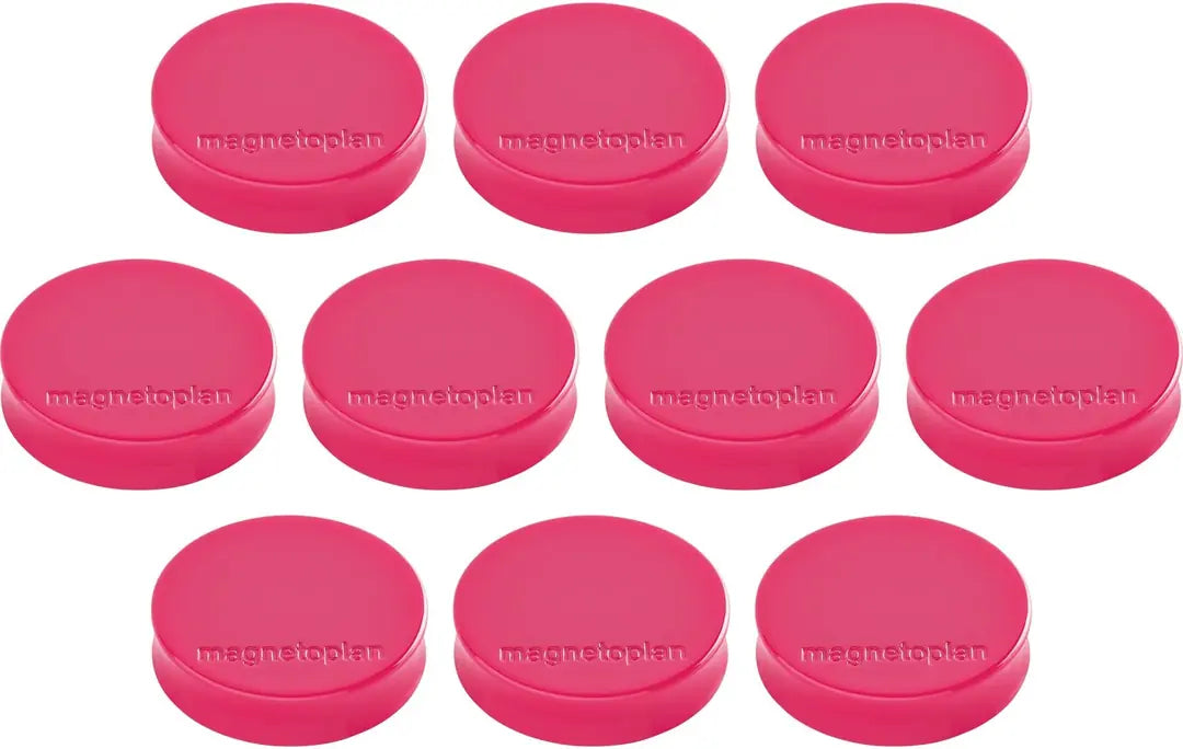 MAGNETOPLAN Magnet Ergo Medium 10 Stk. 1664018 pink 30mm