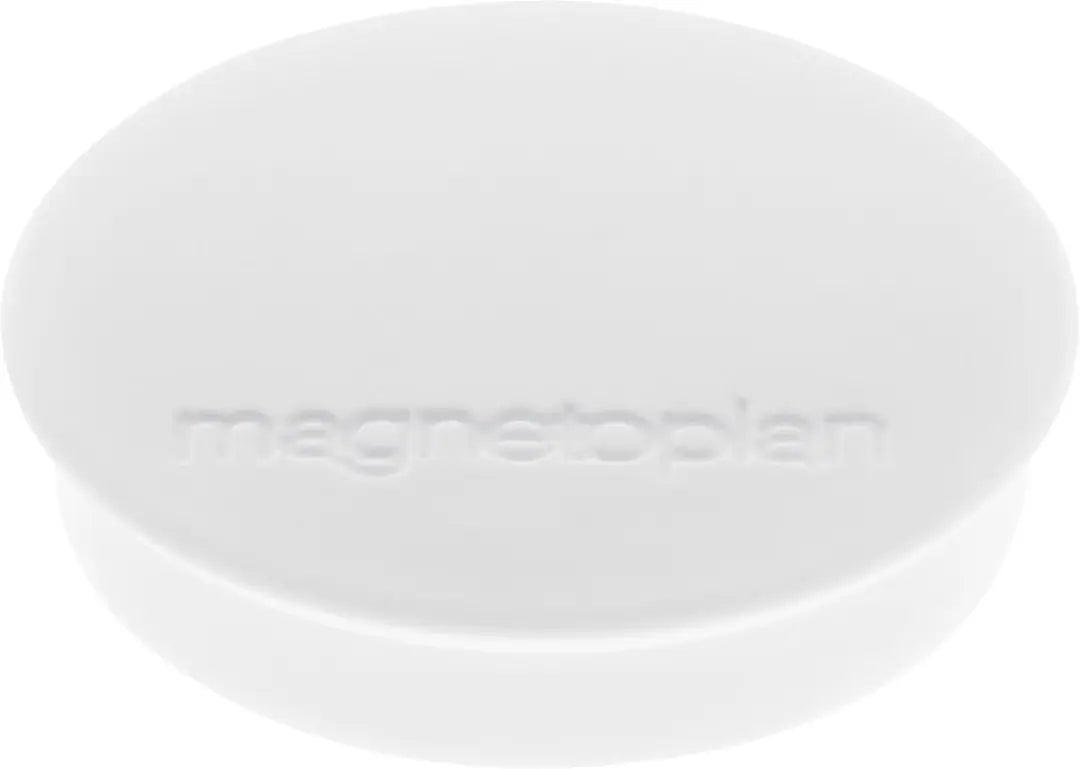 MAGNETOPLAN Magnet Discofix Standard 30mm 1664200 weiss, ca. 0.7 kg 10 Stk.