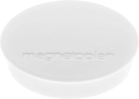 MAGNETOPLAN Magnet Discofix Standard 30mm 1664200 weiss, ca. 0.7 kg 10 Stk.