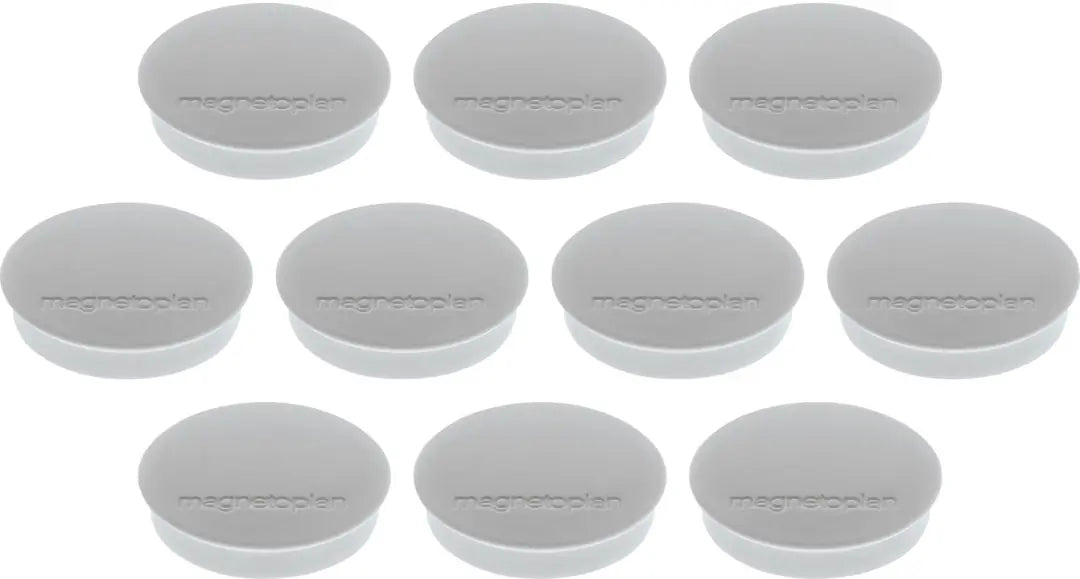 MAGNETOPLAN Magnet Discofix Standard 30mm 1664201 grau, ca. 0.7 kg 10 Stk.
