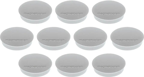 MAGNETOPLAN Magnet Discofix Standard 30mm 1664201 grau, ca. 0.7 kg 10 Stk.