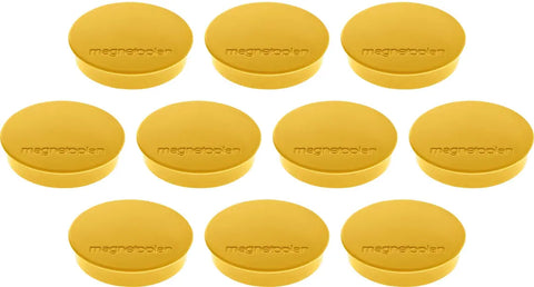 MAGNETOPLAN Magnet Discofix Standard 30mm 1664202 gelb ca. 0.6 kg 10 Stk.