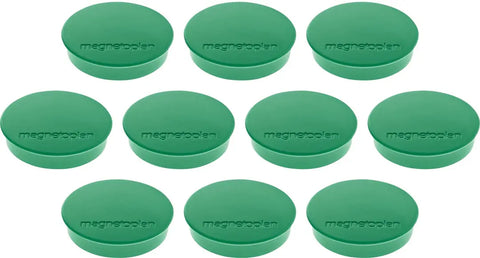 MAGNETOPLAN Magnet Discofix Standard 30mm 1664205 grün, ca. 0.7 kg 10 Stk.