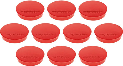 MAGNETOPLAN Magnet Discofix Standard 30mm 1664206 rot, ca. 0.7 kg 10 Stk.