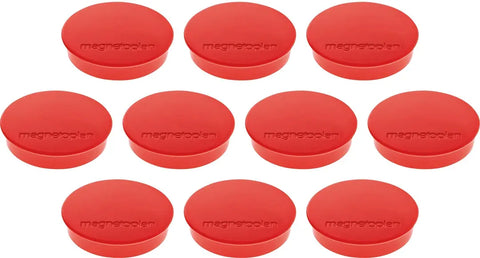 MAGNETOPLAN Magnet Discofix Standard 30mm 1664206 rot, ca. 0.7 kg 10 Stk.
