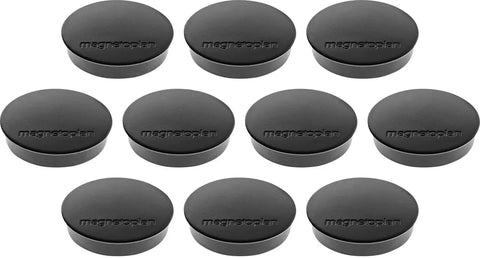 MAGNETOPLAN Magnet Discofix Standard 30mm 1664212 schwarz, ca. 0.7 kg 10 Stk.