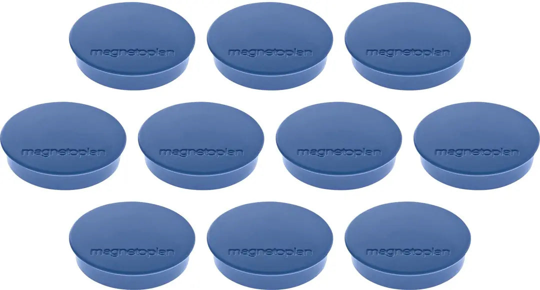MAGNETOPLAN Magnet Discofix Standard 30mm 1664214 dunkelblau, ca. 0.7 kg 10 Stk.