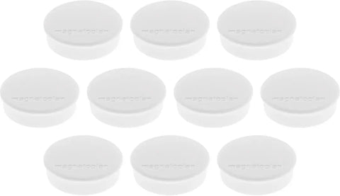 MAGNETOPLAN Magnet Discofix Hobby 24mm 1664500 weiss, ca. 0.3 kg 10 Stk.