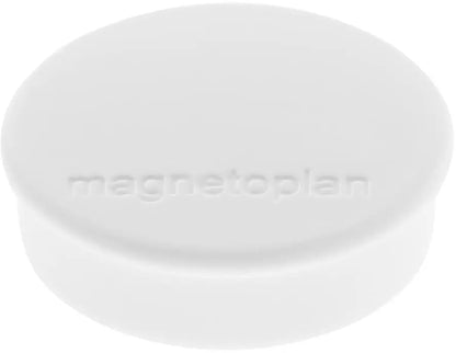 MAGNETOPLAN Haltemagnete Hobby 16645600 weiss, Blister 6 Stk.