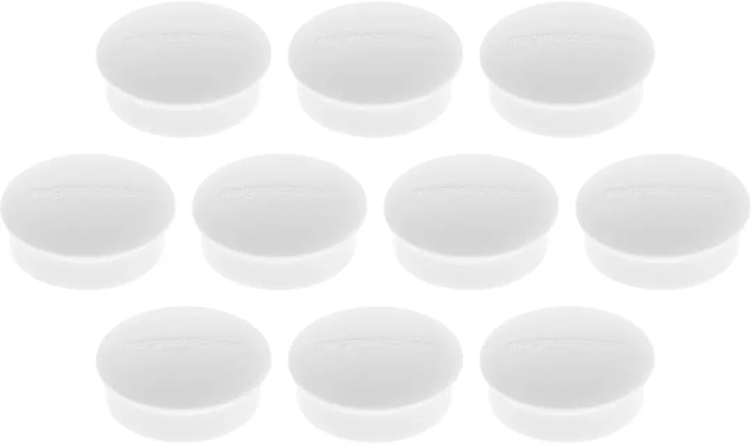 MAGNETOPLAN Magnet Discofix Mini 19mm 1664600 weiss 10 Stk.
