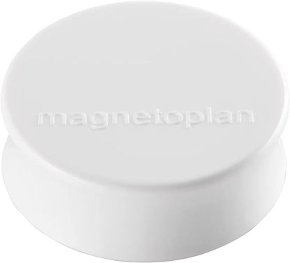 MAGNETOPLAN Magnet Ergo Large 10 Stk. 1665000 weiss 34mm