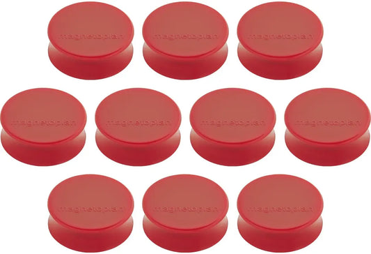 MAGNETOPLAN Magnet Ergo Large 10 Stk. 1665006 rot 34mm