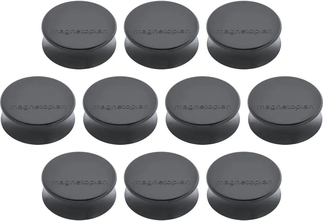 MAGNETOPLAN Magnet Ergo Large 10 Stk. 16650101 felsgrau 34mm