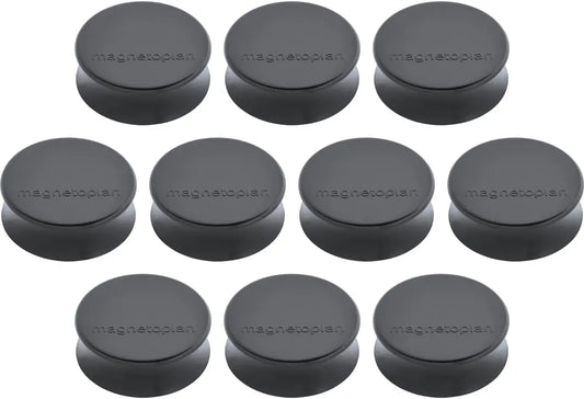 MAGNETOPLAN Magnet Ergo Large 10 Stk. 16650101 felsgrau 34mm