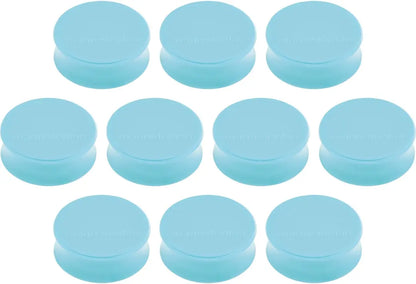 MAGNETOPLAN Magnet Ergo Large 10Stk. 16650103 babyblau 34x17.5mm