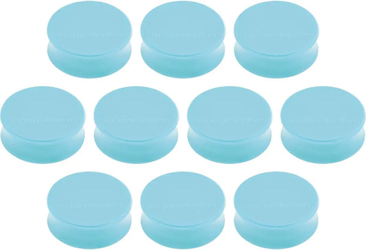 MAGNETOPLAN Magnet Ergo Large 10Stk. 16650103 babyblau 34x17.5mm