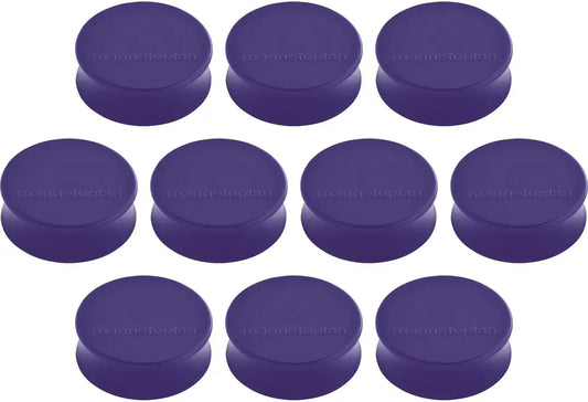 MAGNETOPLAN Magnet Ergo Large 10Stk. 1665011 violett 34x17.5mm