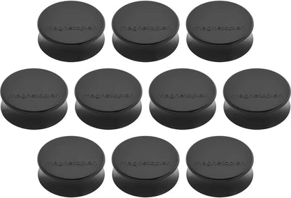 MAGNETOPLAN Magnet Ergo Large 10 Stk. 1665012 schwarz 34mm