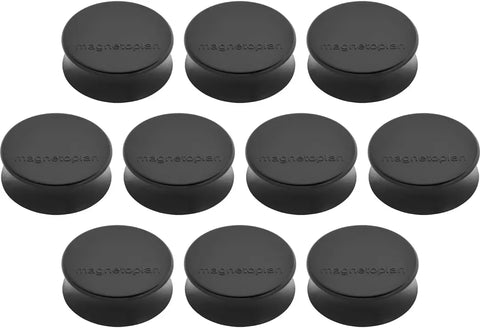 MAGNETOPLAN Magnet Ergo Large 10 Stk. 1665012 schwarz 34mm