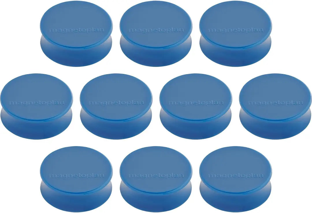 MAGNETOPLAN Magnet Ergo Large 10 Stk. 1665014 dunkelblau 34mm