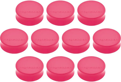 MAGNETOPLAN Magnet Ergo Large 10Stk. 1665018 pink 34x17.5mm