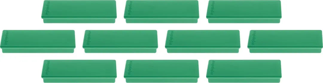 MAGNETOPLAN Rechteck-Magnethalter 1665105 grün 10 Stk.