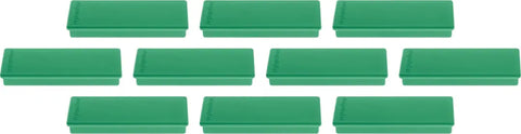 MAGNETOPLAN Rechteck-Magnethalter 1665105 grün 10 Stk.