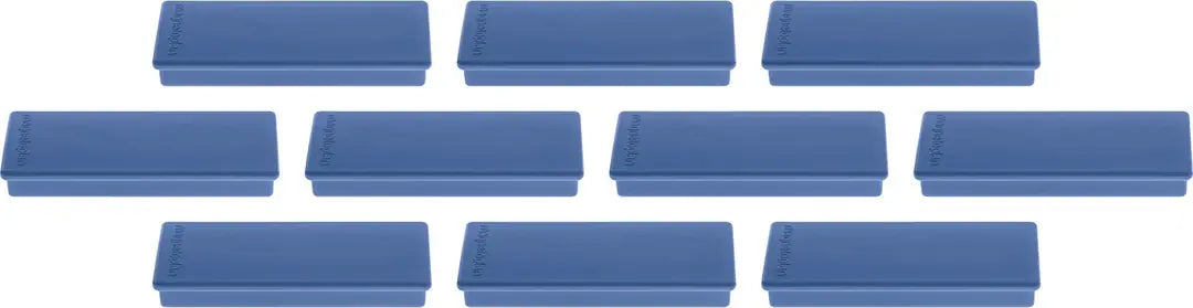 MAGNETOPLAN Rechteck-Magnethalter 1665114 dunkelblau 10 Stk.