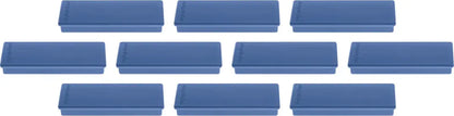 MAGNETOPLAN Rechteck-Magnethalter 1665114 dunkelblau 10 Stk.