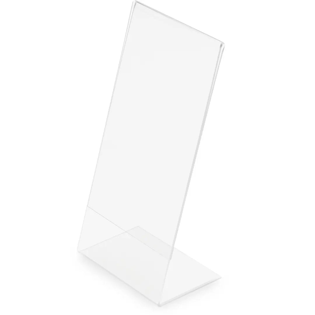 MAGNETOPLAN Tischaufsteller Acryl DIN lang 43101 schräg, hoch