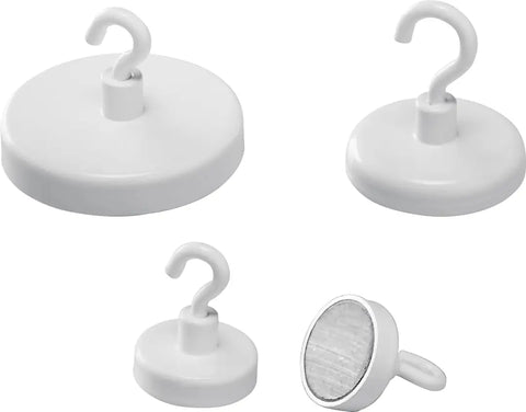 MAGNETOPLAN Hakenmagnet 25mm 52625 weiss 4kg