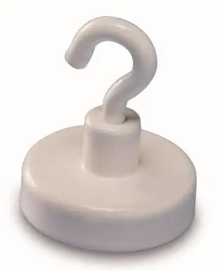 MAGNETOPLAN Hakenmagnet 25mm 52625 weiss 4kg