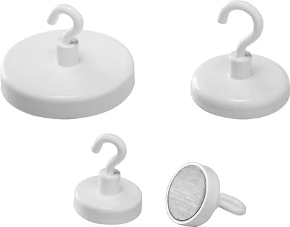 MAGNETOPLAN Hakenmagnet 47mm 52647 weiss 16kg