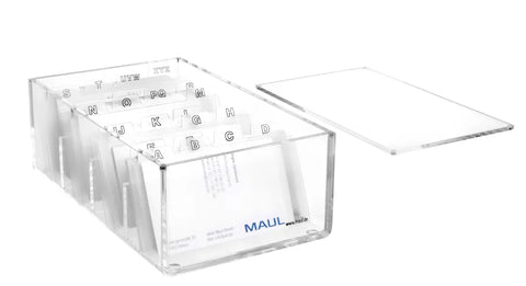 MAUL Visitenkartenbox 1956305 Acryl