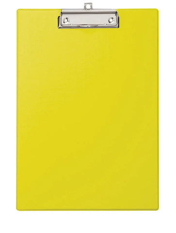 MAUL Klemmbrett A4 2335213 gelb Folienüberzug hoch