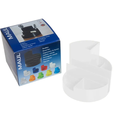MAUL Rundbox 4117602 weiss 6 Fächer