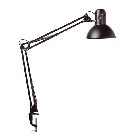 MAUL Tischleuchte MAULstudy 8230590 schwarz, E27, Klemmfuss