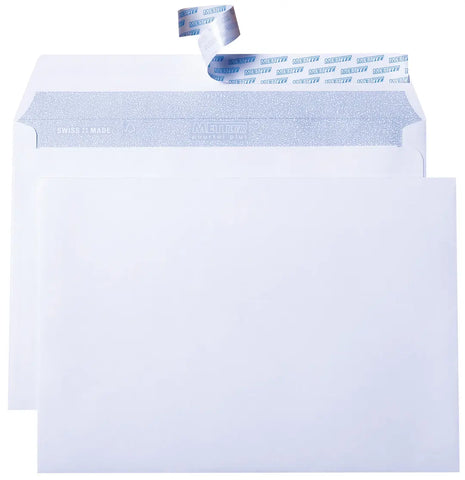 METTLER Couvert ohne Fenster C5 8066 100g,ultraweiss,Kleber 500 St.