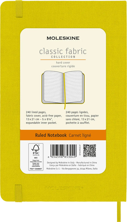 MOLESKINE Notizbuch Color 13x21cm 56598853049 gelb, liniert, 192 Blatt, HC