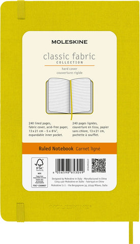 MOLESKINE Notizbuch Color 13x21cm 56598853049 gelb, liniert, 192 Blatt, HC