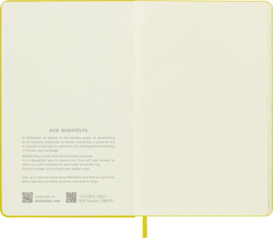 MOLESKINE Notizbuch Color 13x21cm 56598853049 gelb, liniert, 192 Blatt, HC